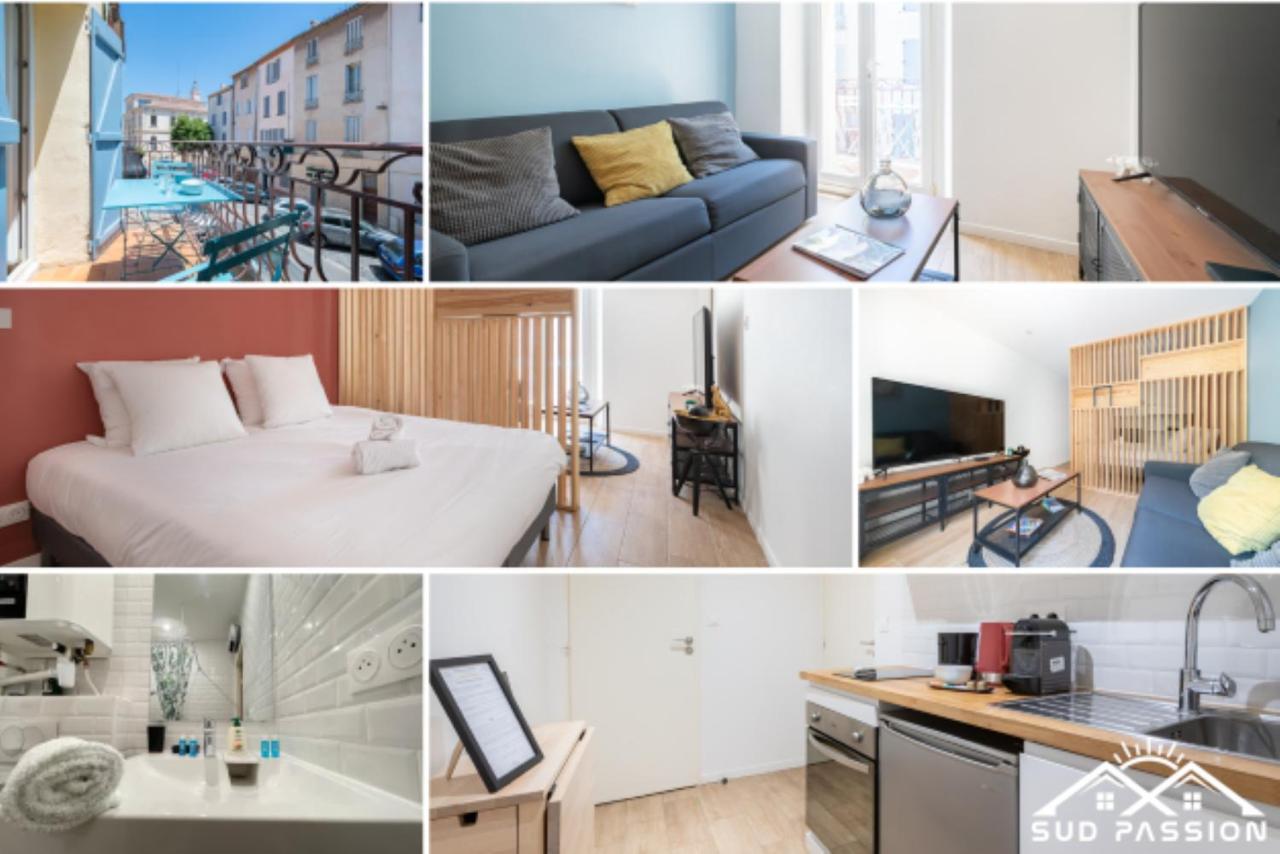 Sud Passion - Ferrer Nine - Cosy Avec Balcon Apartment Gardanne Ngoại thất bức ảnh